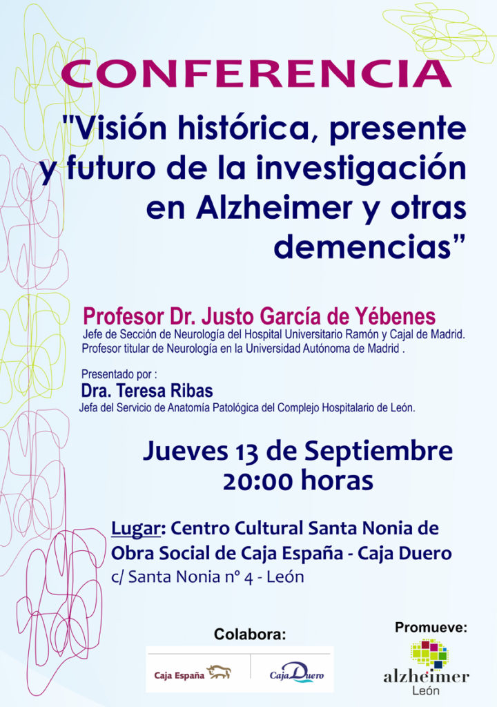 conferencia jueves 13 de septiembre 2012 del profesor doctor Justo Garcia de Yébenes