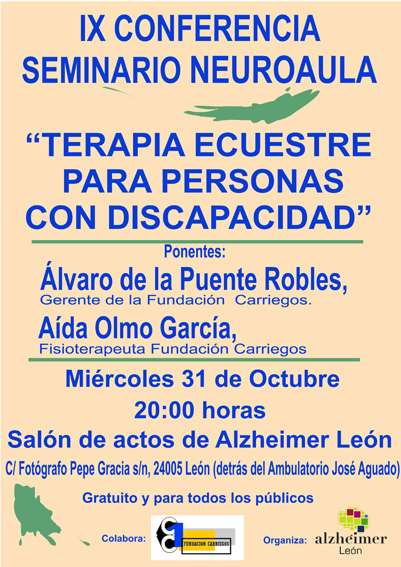 neuroaula terapia ecuestre fundacion carriegos alzheimer leon