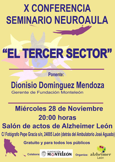 neuroaula tercer sector fundacion monteleon alzheimer leon conferencia neuroaula noviembre 2012