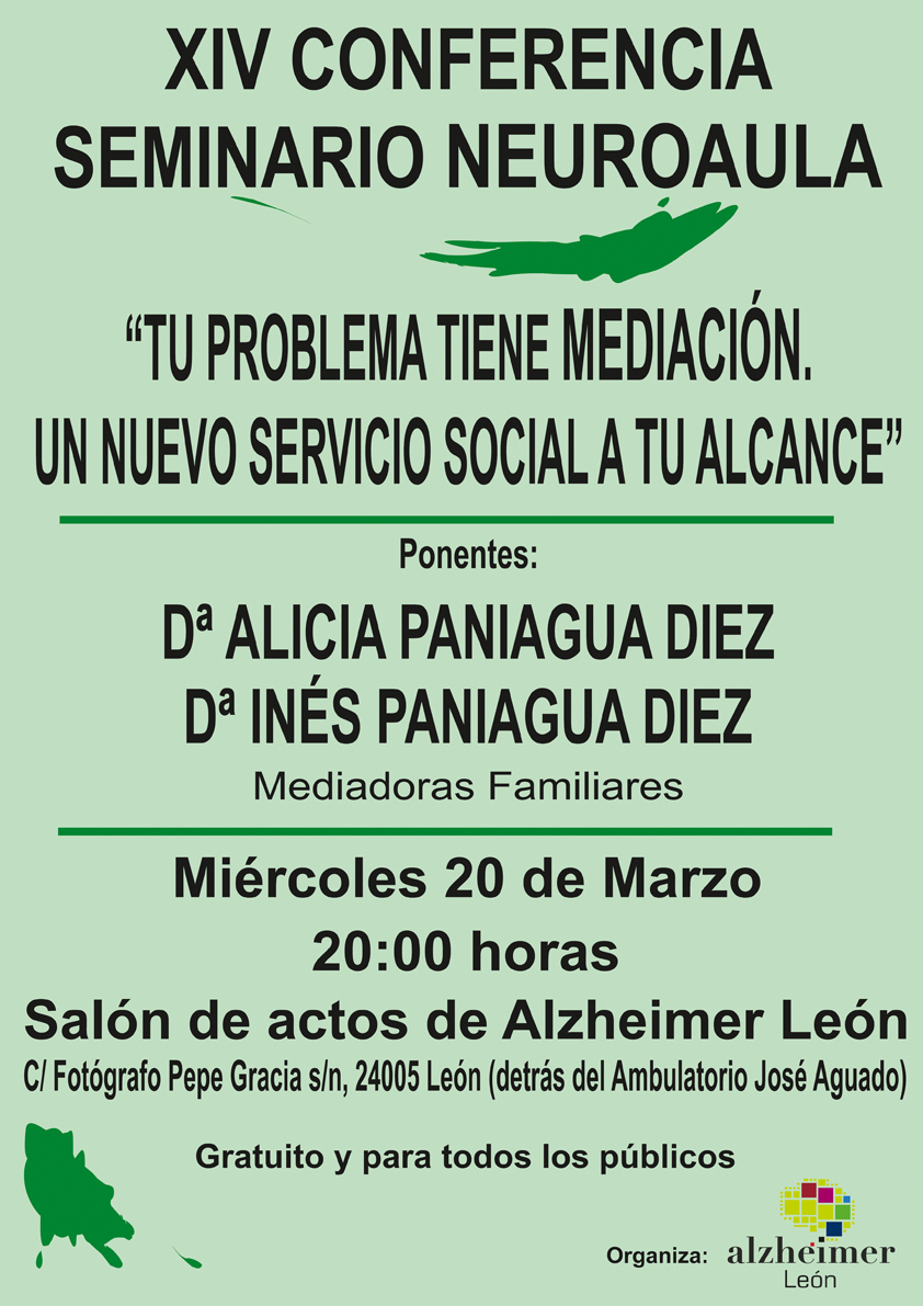 conferencia neuroaula actividad formativa de Alzheimer León