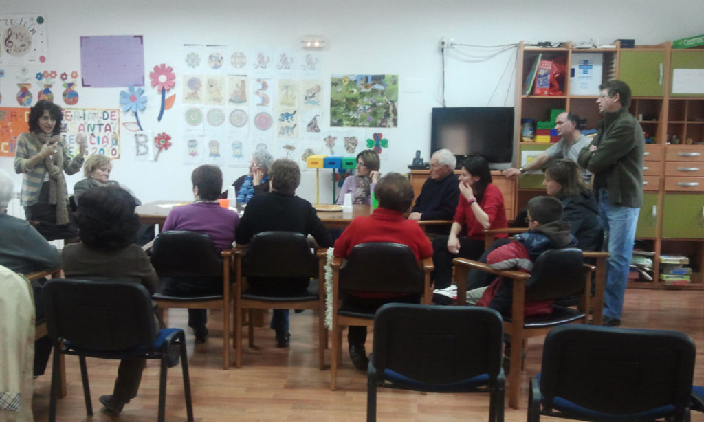 celebración Miércoles Tortillero en la Unidad de Respiro de Cea reunión de convicencia