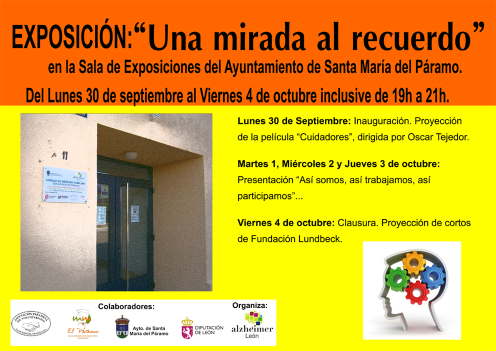exposicion una mirada al recuerdo unidad de respiro familiar de santa maria del paramo