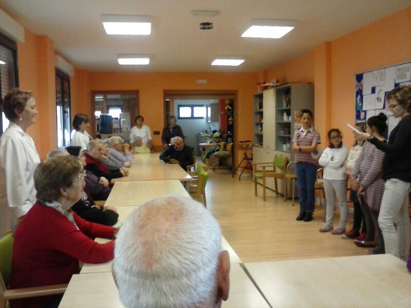 celebracion dia del libro en unidad de respiro de Santa Maria del Paramo