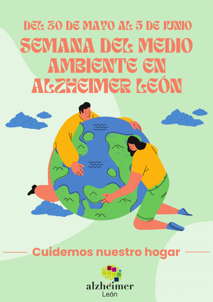 cartel semana del medio ambiente de Alzheimer León compromiso ODS
