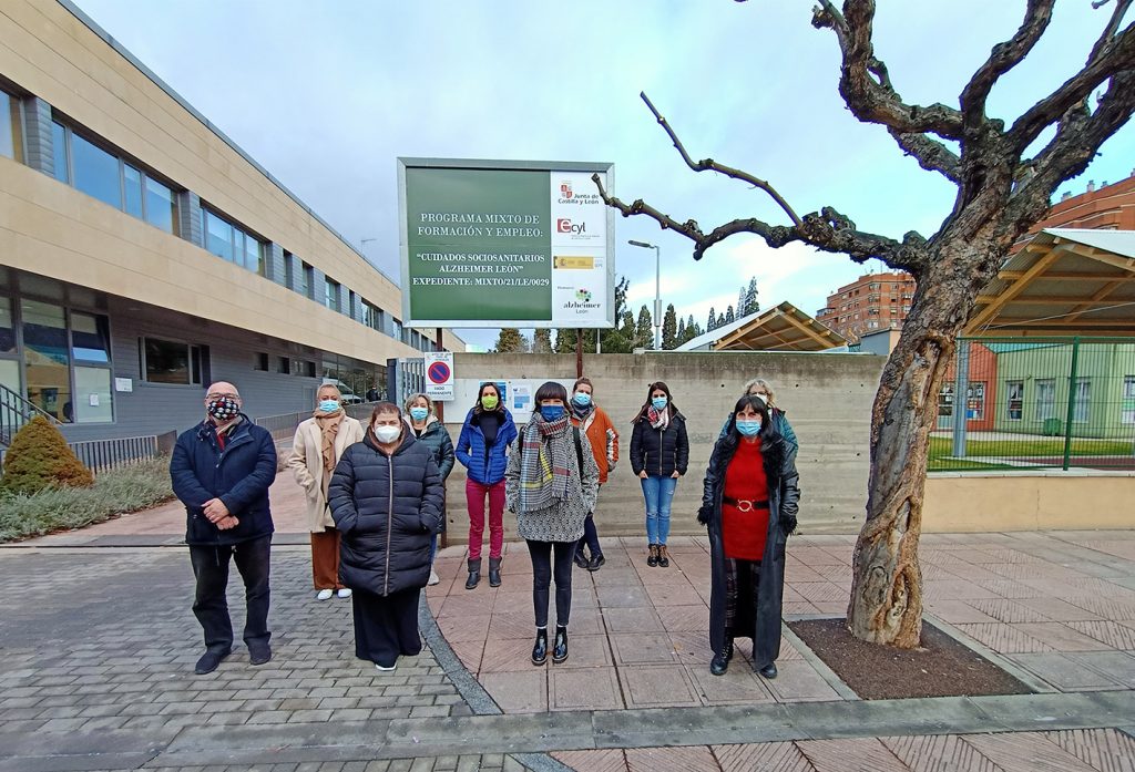 Grupo Alumnos Programa Mixto en Cuidados sociosanitarios Alzheimer León