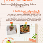 cartel taller cocina de aprovechamiento semana del medio ambiente de alzheimer leon