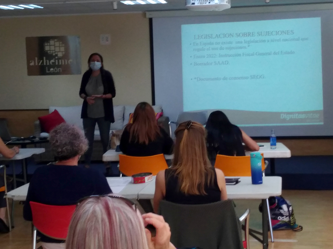 curso de formación realizado en Alzheimer León