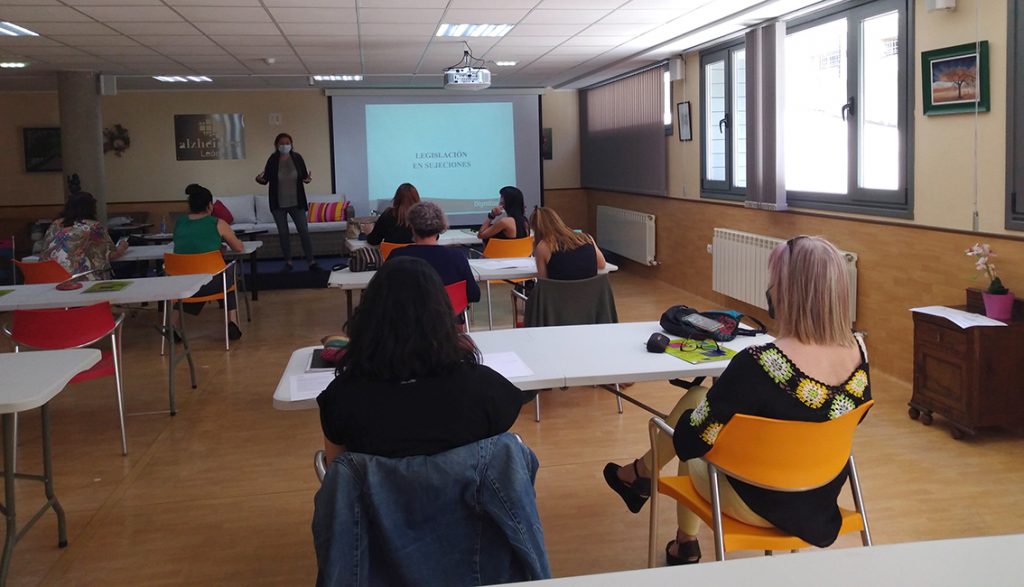 curso de formación realizado en Alzheimer León
