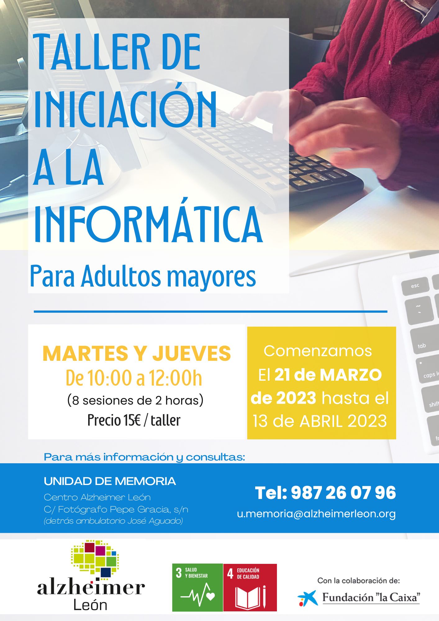 taller iniciación informática para adultos que quieren aprender